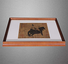 黄南书画装裱配框服务案例